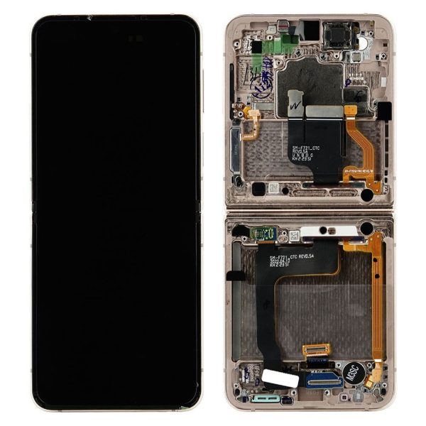 Ecran Samsung Z Flip4 (F721) Pink Gold Original GH82-30238C.