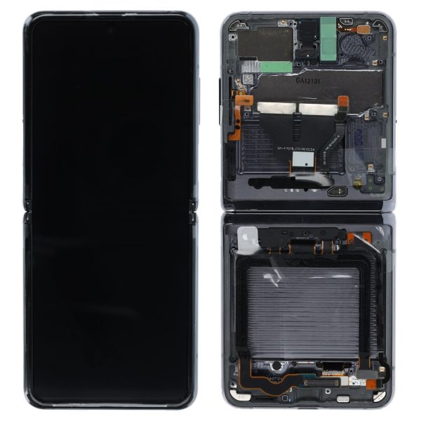 Ecran Samsung Z Flip 5G (F707) Mystic Grey Original GH82-23414A.