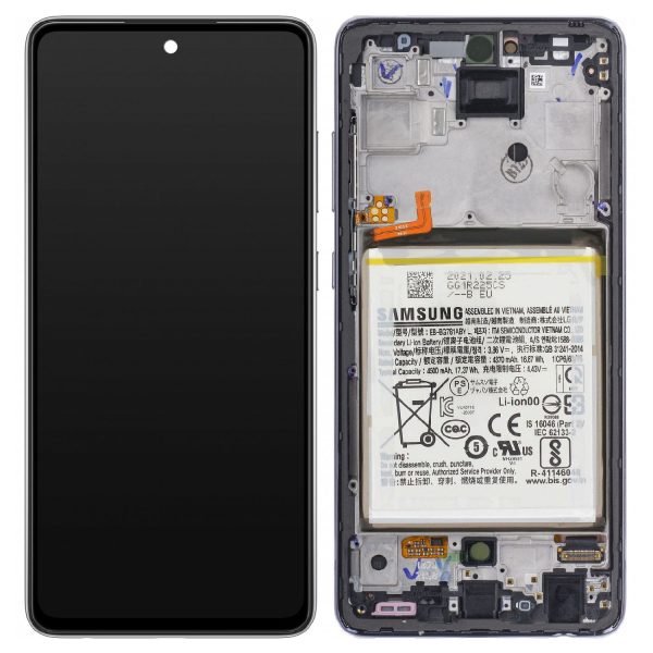 Ecran Samsung Galaxy A52 A525 Negru Original GH82-25229A.