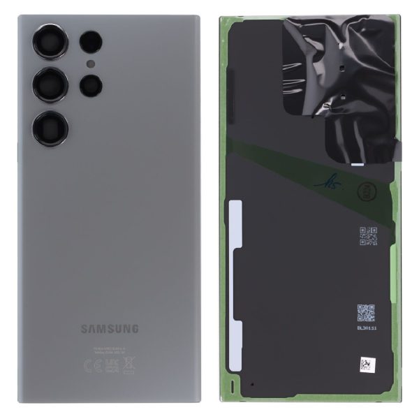 Capac spate Samsung Galaxy S23 Ultra (S918) Graphite. Original GH82-30400E.