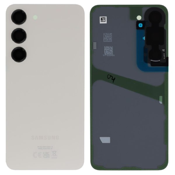Capac Spate Samsung Galaxy S23 (S911) Cream Original GH82-30393B.