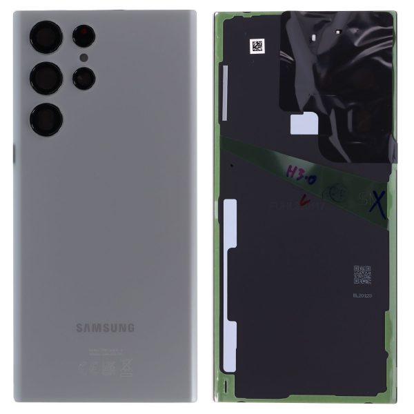 Capac Spate Samsung S22 Ultra (S908) Grey Original GH82-27457E.