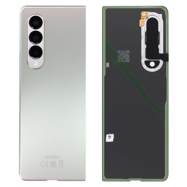 Capac Spate Samsung Galaxy Z Fold 3 5G (F926) Silver Live Unit DEMO Original GH82-26316C.