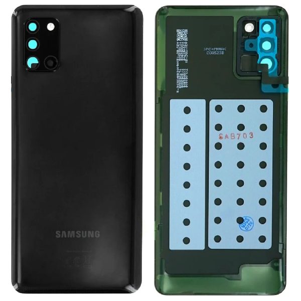 Capac Spate Samsung Galaxy A31 A315 Negru Original GH82-22338A.