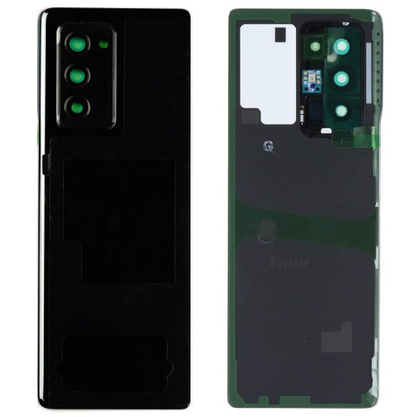 Capac Spate Samsung Z Fold2 5G (F916B) Mystic Black Original GH82-23688A.