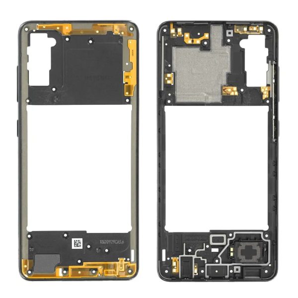 Middle Frame Samsung Galaxy A41 Prism Crush A415 Black Original GH98-45511A.