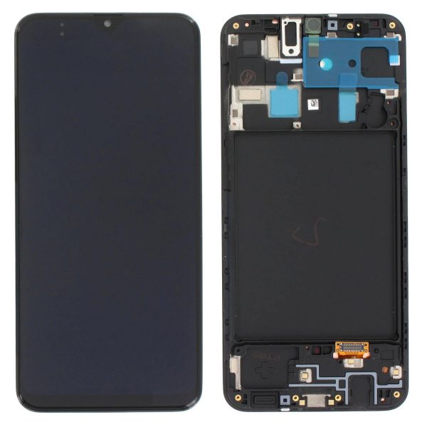 Ecran Samsung Galaxy A20 A205 Negru Original GH82-19571A.