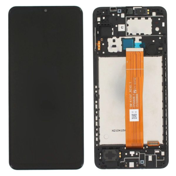Ecran Samsung Galaxy A12 A125 Negru Original GH82-24491A.