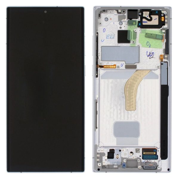 Ecran Samsung Galaxy S22 Ultra 5G (S908) Alb Original GH82-27488C.