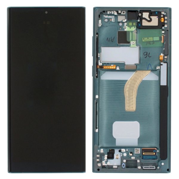 Ecran Samsung Galaxy S22 Ultra 5G (S908) Verde Original GH82-27488D.
