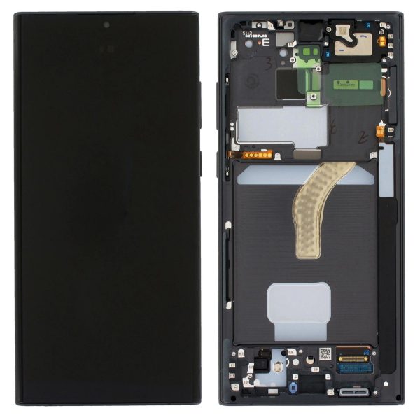 Ecran Samsung Galaxy S22 Ultra (S908) Negru. Original GH82-27489A.