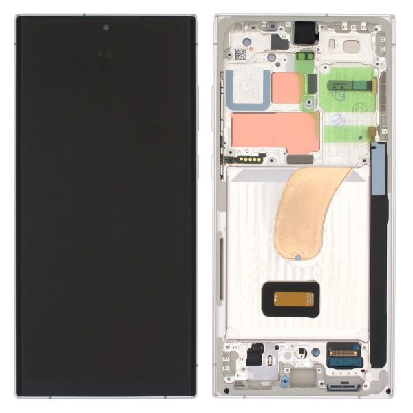 Ecran Samsung Galaxy S23 Ultra (S918) Cream. Original GH82-30466B.