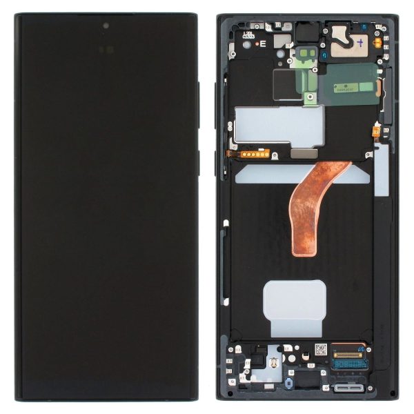 Ecran Samsung S22 Ultra (S908) Light Blue Original GH82-27489E.