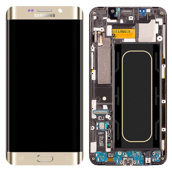 Ecran Samsung S6 Edge Plus (G928) Gold Original GH97-17819A.