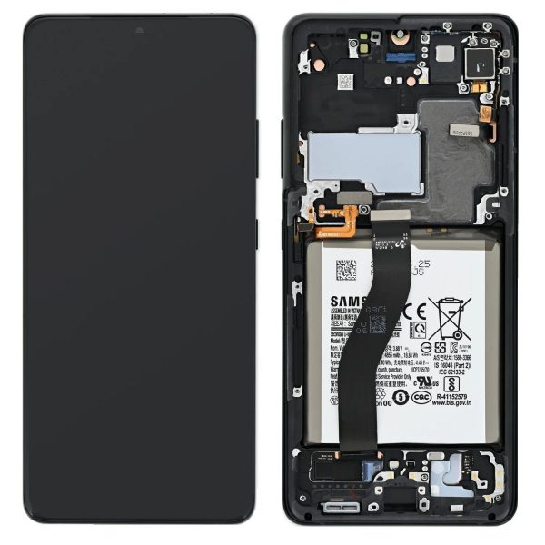 Ecran Samsung S21 Ultra (G998B) Phantom Black Original GH82-24925A.