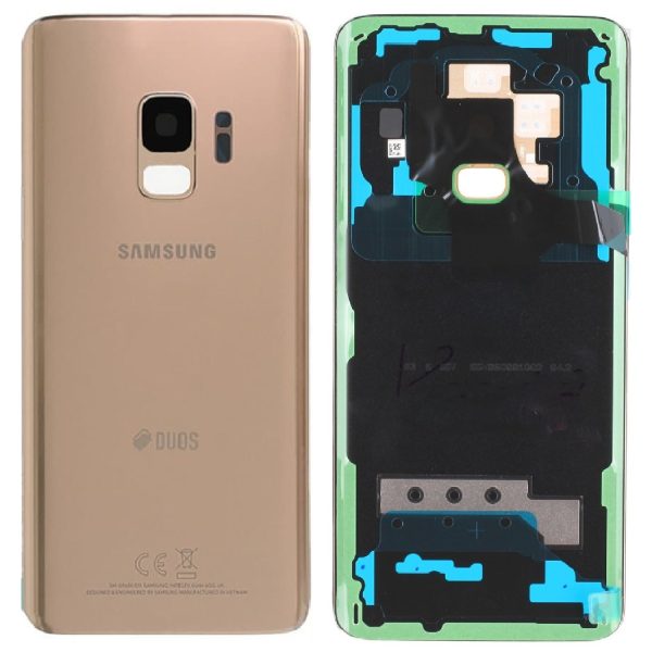 Capac Spate Samsung S9 (G960) Gold Original GH82-15865E.