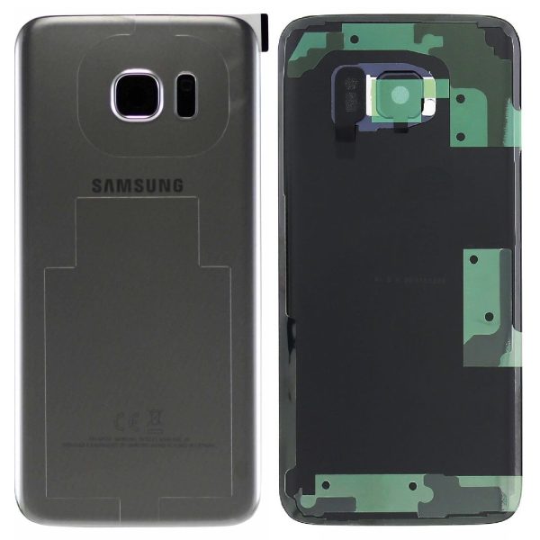 Capac Spate Samsung S7 Edge (G935) Silver Original GH82-11346B.