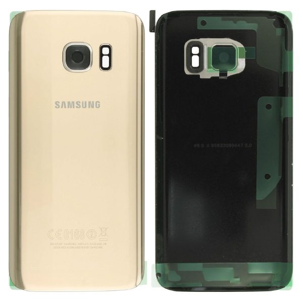 Capac Spate Samsung S7 (G930) Gold Original GH82-11384C.