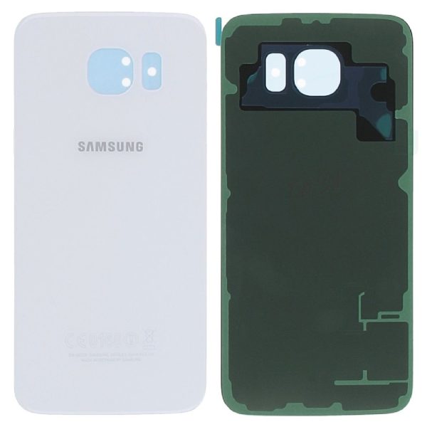 Capac Spate Samsung S6 (G920) Alb Original GH82-09825B.
