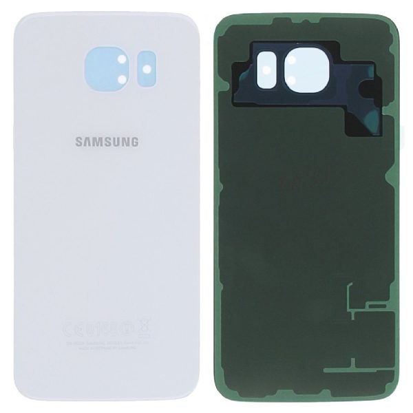 Capac Spate Samsung S6 (G920) Alb Original GH82-09548B.