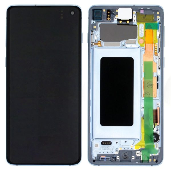 Ecran Samsung S10 (G973) Blue Original GH82-18850C.