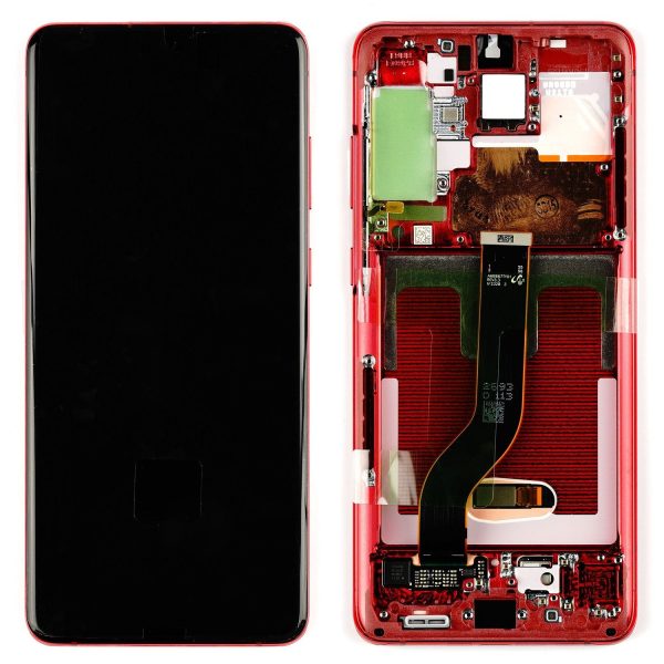 Ecran Samsung S20 Plus (G985) Rosu Original GH82-31441G.